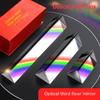 Borence Triprism Optical Glass Photography Props Rainbow Equipment Prism Length Size Seven Color Mitsubishi Mirror Teaching Tool