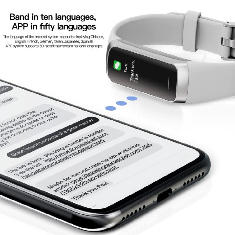Fitness-Tracker mit Herzfrequenz, Blutsauerstoff, Blutdruck, Schlafüberwachung
