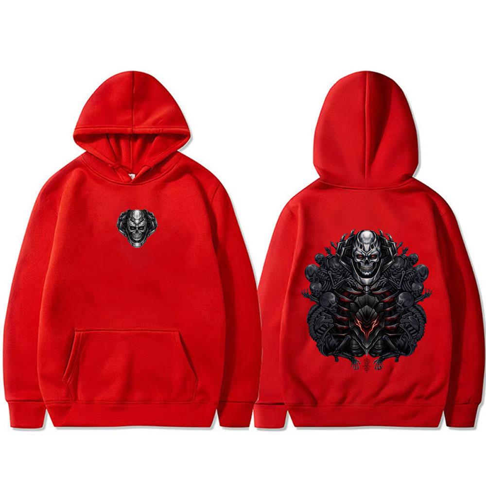 Anime Berserk Skull Knight Hoodie Vintage Manga Gatsu Griffith Zodd Guts Sweatshirt Men Cartoon Oversized