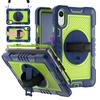 360 Rotating Stand Armor Case for Xiaomi Redmi Pad 2 2025 11 Inch Model 25040RP0AG Hybrid Cover with Shoulder Strap Silicone+PC