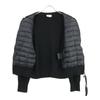 Moncler CARDIGAN TRICOT Cardigan Collarless Knit Jacket Jacket M blackUsed