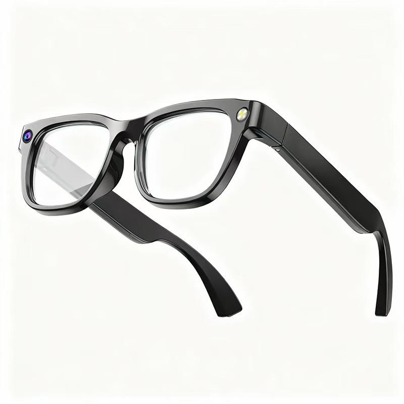 AI Smart Glasses: 800W Pixel Camera, Photo/Video Recording, Voice Call, AI Translation, and Object Recognition Capabilities.