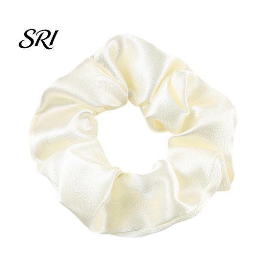 Soft Hair Band Tie Adjustable Fit High Elasticity Smooth Satin Non-Irritating Scalp Holder Daily Party Outing Accessory Women