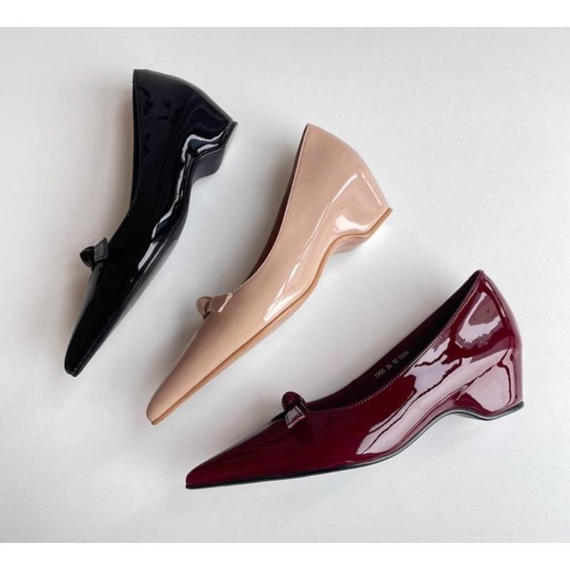 Fashion Women Flats New Bow Tie Flat Shoes for Women Ballerinas Pointed Toe Slip On Flats Lazy Loafers Casual Comfortable Sneakers Women