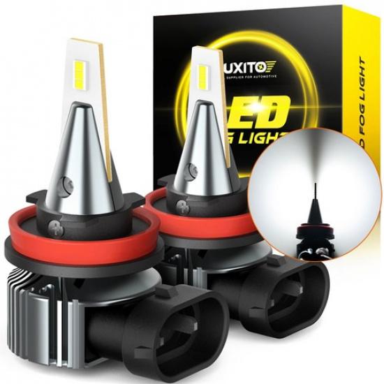 LED Fog Light H8 Bulb H16 H11 Fog Light Bulb White 6500K High Power Lamps