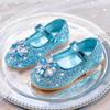 2025 Autumn Girls' Round Toe Rhinestone Princess Dance Shoes with Soft Sole