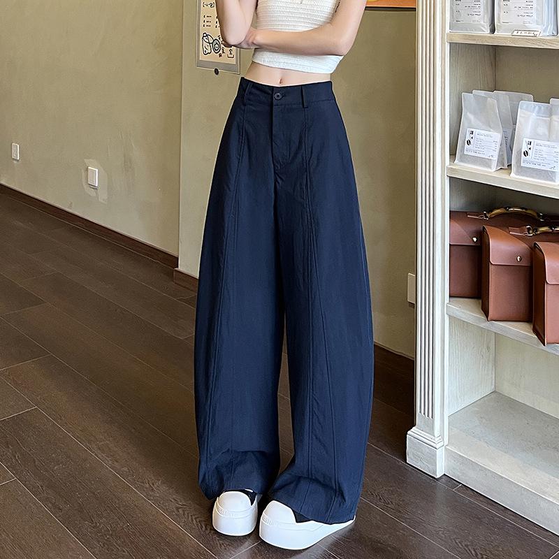 

High-Quality Women s Wide-Leg Scimitar Pants - Slimming, High-Waisted, Spring/Summer Casual Style. L