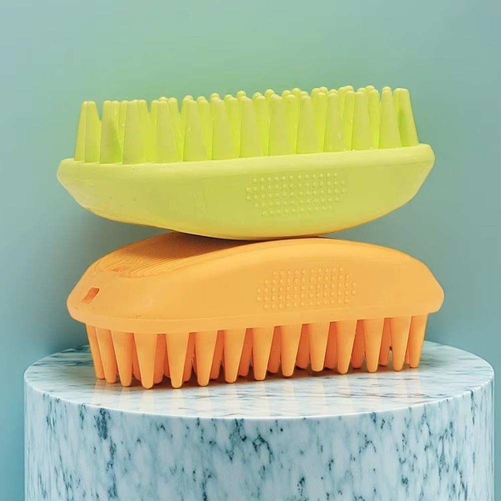 Soft Pet Bath Brush Flexible Design Pet Hair Care Comb Grooming Brush for Dogs and Cats