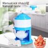 Hand Operated ice Cream Maker with Shaved Ice Bowl Cone Maker for Home Office Outdoor Camping Slushy Making Kitchen Tools