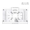 Red and Black Router Table Insert Plate Aluminum Alloy DIY Router Table Durable Flip Board Kit