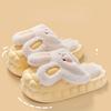Fashion Mo Dou 2025 Winter Warm Women Slippers Waterproof Vamp Cute Rabbit Bear Decoration Indoor Outdoor Shoes Soft Plush Men Slippers