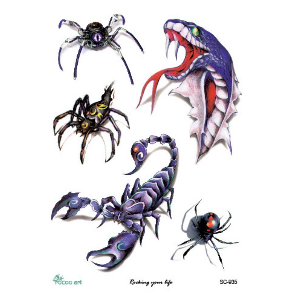 Cadılar bayramı Partisi Geçici Dövmeler Zombi Makyaj Skar Yara Kan Kanama dövme çıkartmalar Çocuklar Kadın Erkek Cosplay DIY Süslemeleri