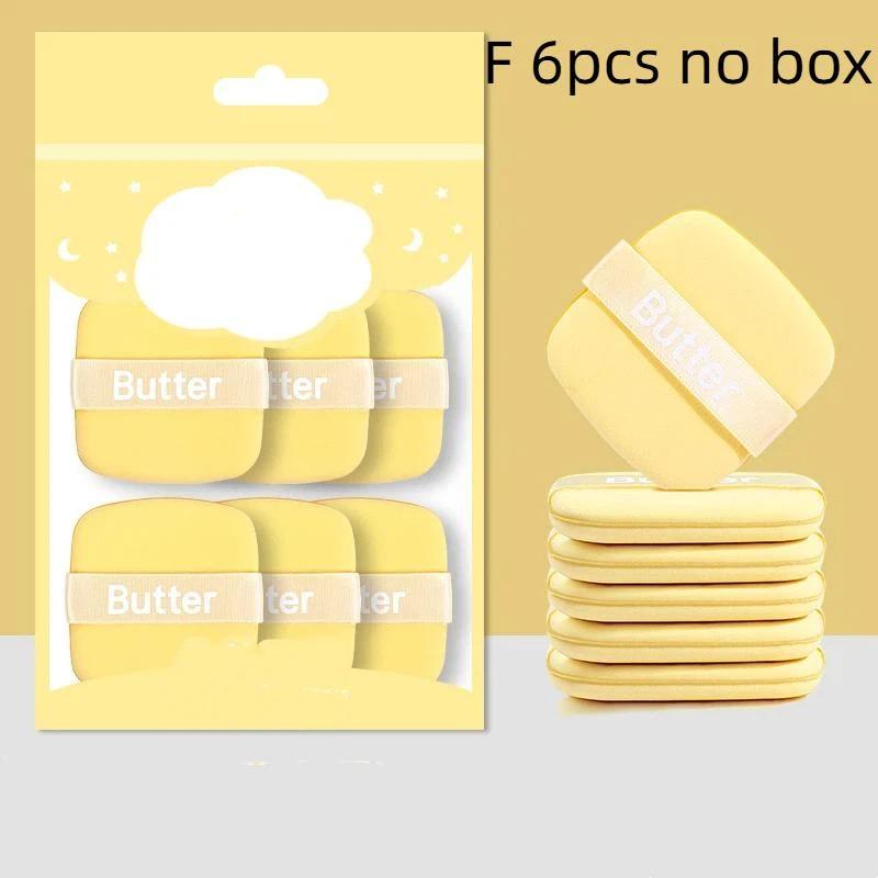 Butter Biscuit Air Cushion Puff Super Soft Becomes Bigger When Encountering Water Liquid Foundation Makeup Tool Is Double-Sided