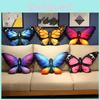 Cushion Butterfly Plush Toy Insect Stuffed Doll Cartoon Decoration Gift Kids