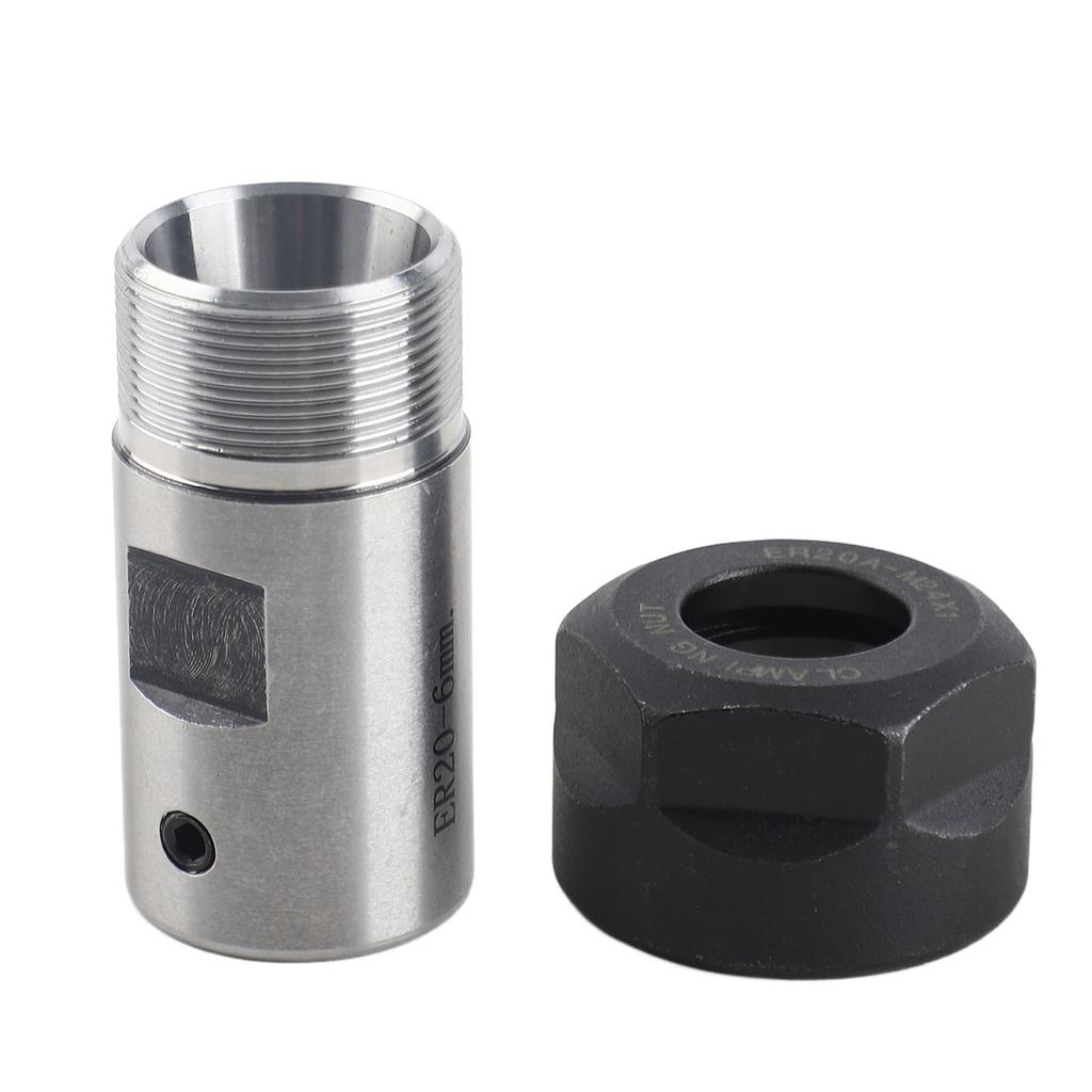 C25‑ 20‑50L Collet Block Chuck Collet Hold Spindle Motor Shaft Clamping Tool Bar (6mm)