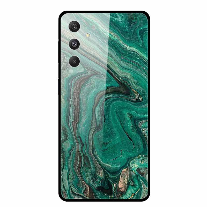 

Стеклянный Чехол Для Samsung Galaxy M34 M35 Жесткая Пластиковая Задняя Крышка Для Samsung M 34 35 Чехлы С Мраморным Рисунком Чехол-Щит Для Телефона -Samsung Galaxy M34 коричневый