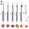 4/6 Pcs Fruit Core Remover Cutter Kitchen Gadgets Stainles Steel Home Vegetable Tool Red Dates Corers Fruit Core Remove Tool