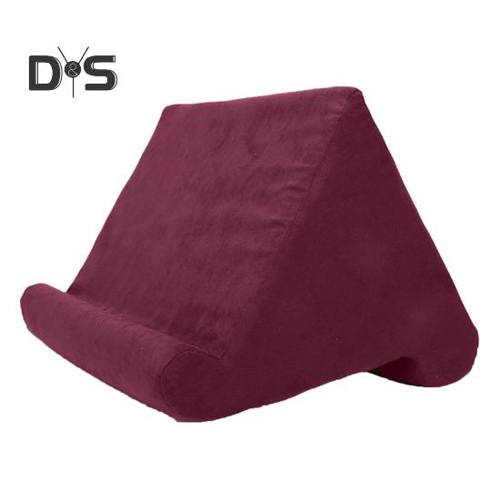 Szivacspárna, tablettartó, többszögű olvasóállvány, párnázott olvasópárna tablethez, mobiltelefonhoz, ágyhoz, kanapéhoz