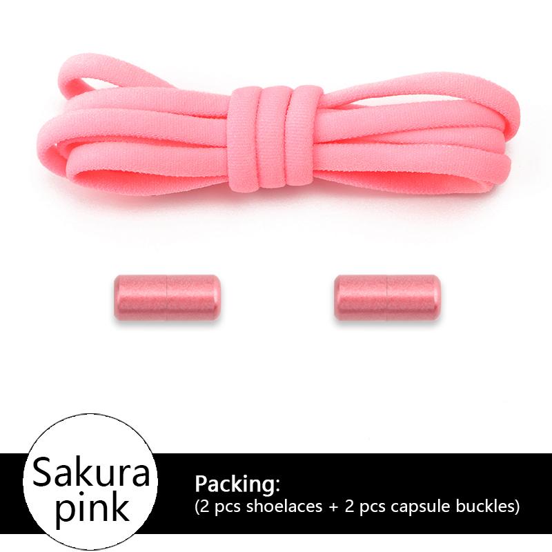 No tie Shoelace for Sports Round Shoelaces without ties Colorful Options Elastic laces Sneakers Kids Adult Shoes Accessories