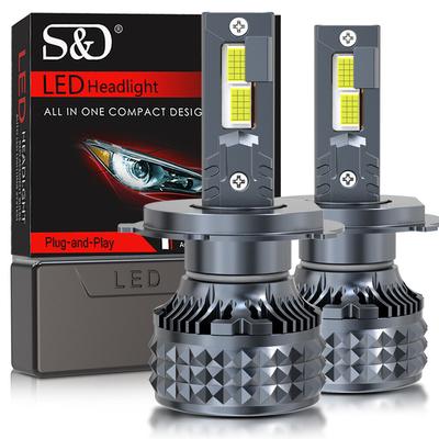 2 Stücke H7 LED 50000LM 120 Watt H1 H4 H11 H8 9005 HB3 9006 HB4 9012 HIR2 Led-scheinwerfer Canbus Hohe Leistung 6000 Karat CSP Diodenbirnen Auto Nebelscheinwerfer 12 V