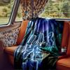 Colorful Unicorn Blanket Personalized Name Soft Comfortable Stylish Blanket Car Blanket Perfect For Travel Camping Outdoor Home Suitable For All