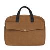 Monono Brief Bag Wave_Waxed Canvas ( Camel )