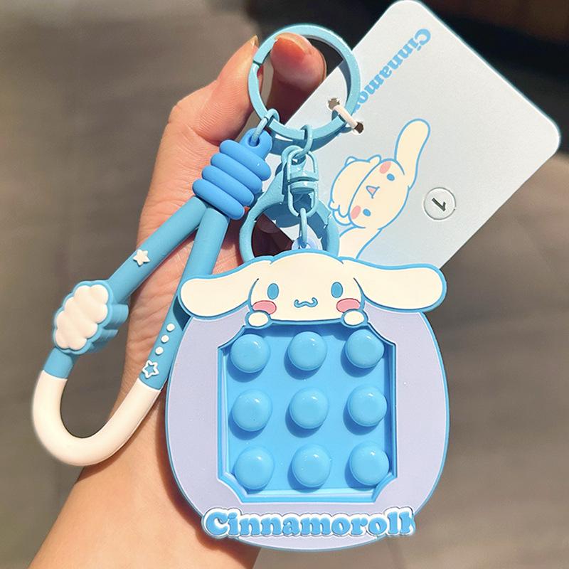 Santa Claus Keychain Christmas Small Gift Student Schoolbag Pendant Cartoon Christmas Tree Three-Dimensional Doll Pendant