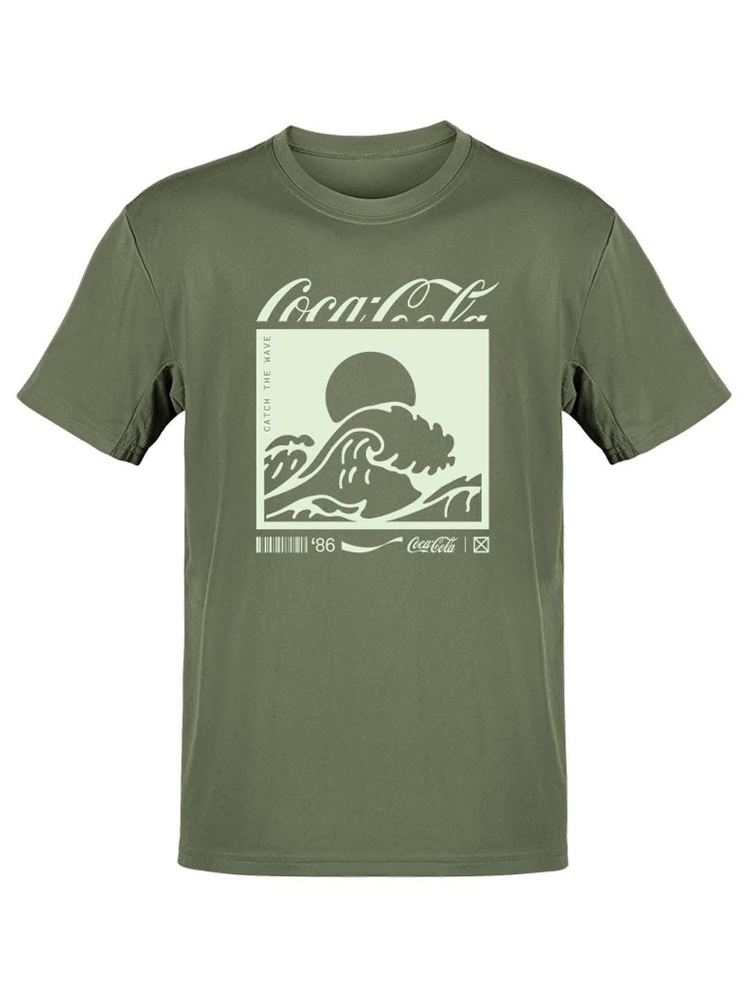 Officially Licensed Coca-Cola Catch the Wave 1986 Retro Graphic Mens T-shirt XXL