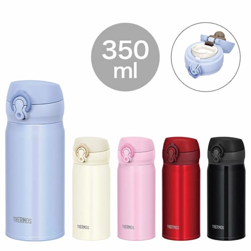 Thermos Water Bottle Vacuum Insulated Mobile Mug 350ml Light Pink JNL-354 LP