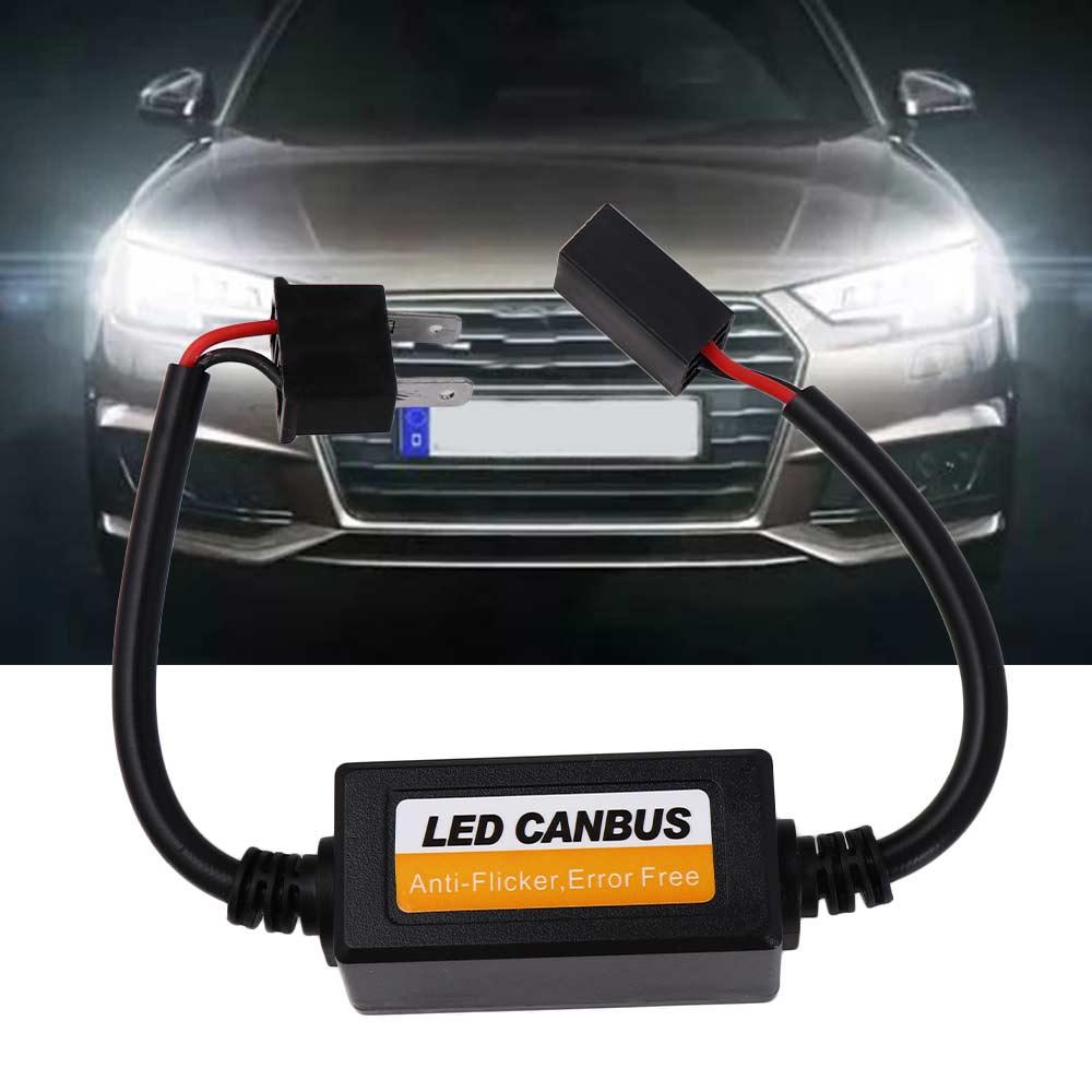 Anti-Flicker Warning Resistor Decoder H7 LED Headlight Decoder H7 Decoder Adapter Error Canceller