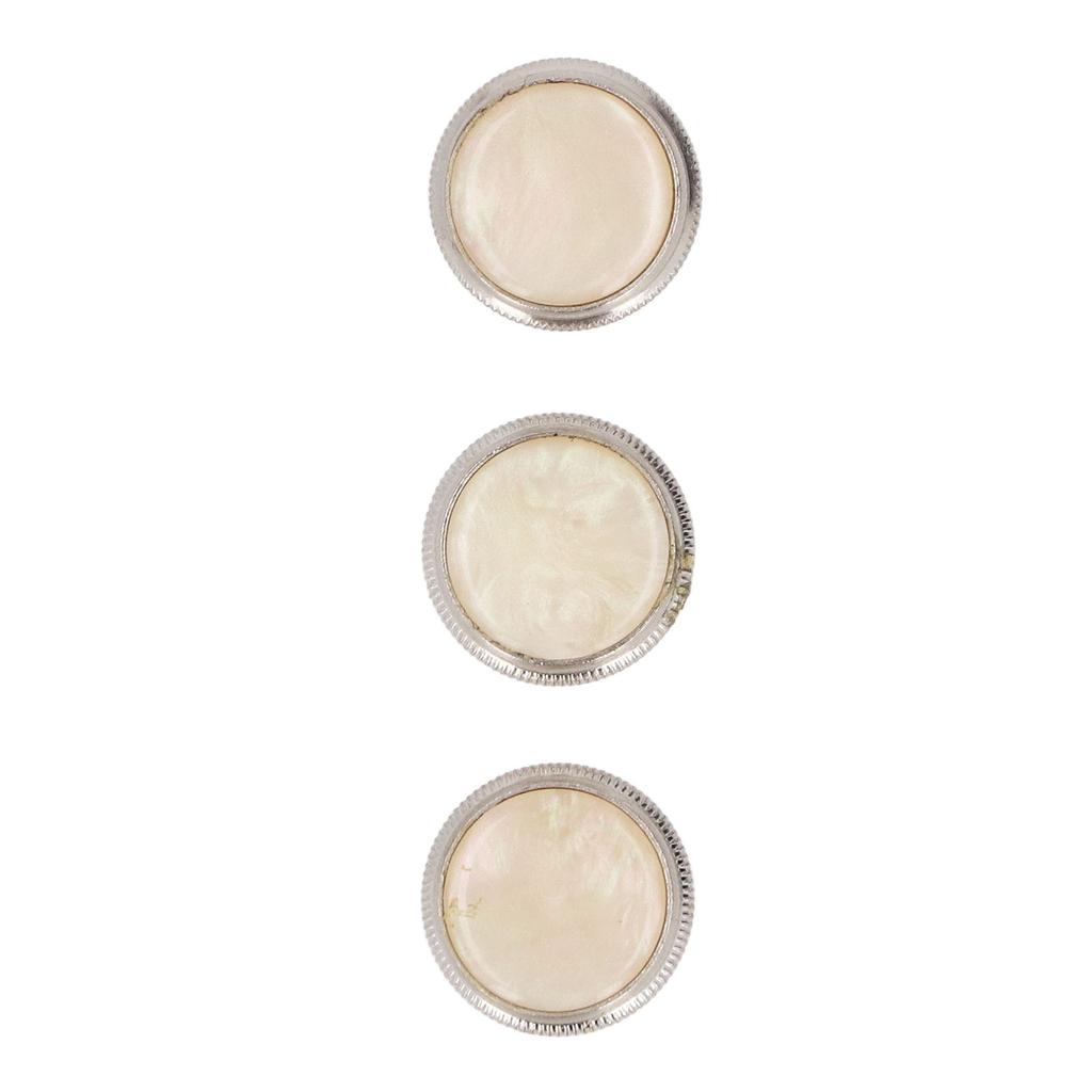 3Pcs Saxophone Finger Buttons Metal Alloy Steel Sax Replacement Parts Accessories