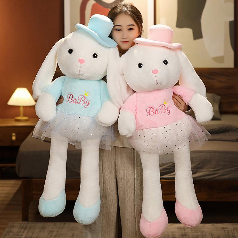 Ballet Dress Cute Rabbit Plush Toy Large Princess Muppet Valentine Day Girl Gift