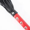 High Quality Pu Leather Pimp Whip Racing Riding Crop Party Flogger Hand Cuffs Queen Colourful Horse Riding Whip