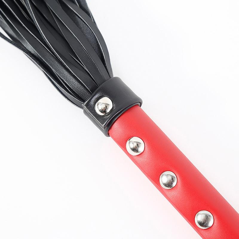 High Quality Pu Leather Pimp Whip Racing Riding Crop Party Flogger Hand Cuffs Queen Colourful Horse Riding Whip