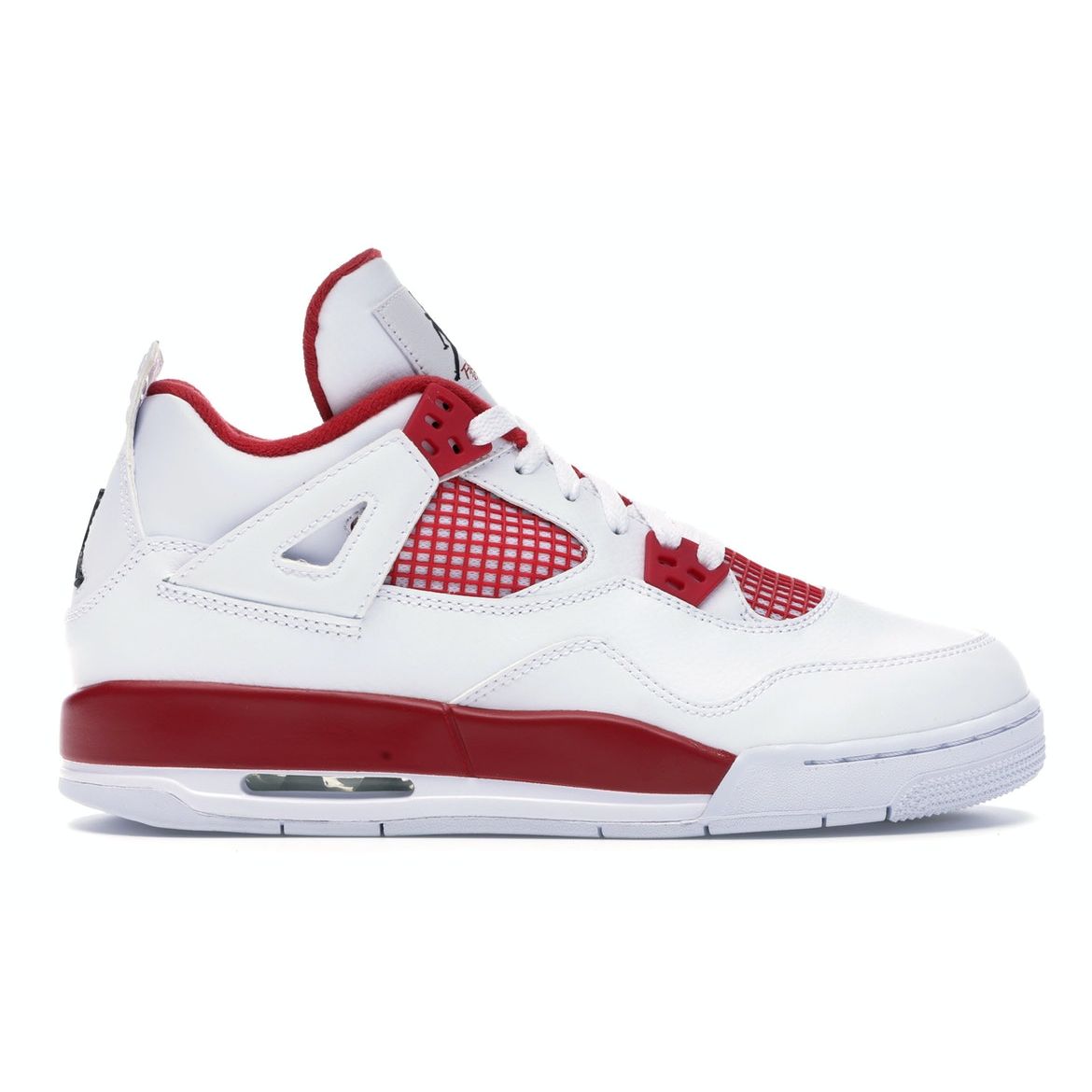 

Детские кроссовки Air Jordan 4 Retro BG Alternate 89 White Gym-Red Black 408452-106