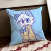 Cartoon FFurry Ffandom Cushion Cover Reversible Soft Durable Pillow Cover Home  Car MultiScene Use for Daily Comfort