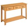 Day and Night - Day and Night Solid Oak Wood Console Table 110x35x75 Cm