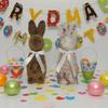 Easter Decorative Bunny Doll, Long Plush Bunny Figurine, Holiday Decorative Doll