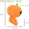 Halloween Pumpkin Plush Toy, Orange Halloween Stuffed Pumpkin Fluffy Plush Toy Cute Pumpkin Cushion Soft Toys for Kids Gift