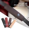 PU Leather Car Seat Belt Shoulder Cover Protection Padding Pad For BMW E46 E90 E60 F10 E39 F30 E36 E87 E90 E30 E53 F31 E92