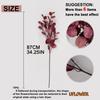 87CM Autumn Eucalyptus Leaves Branch Silk Artificial Plants Wedding Home Table Decoration DIY Wall Arrangement