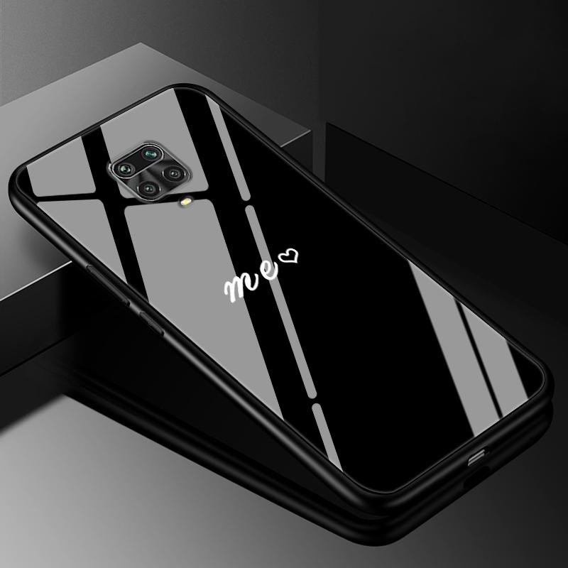 Tempered Glass Case for Xiaomi Redmi Note 9 9S 10T 10 Pro 10S 4G 5G 8 8T 8 Pro Cover Hard Case Case Redmi 12 4G TPU Bumper