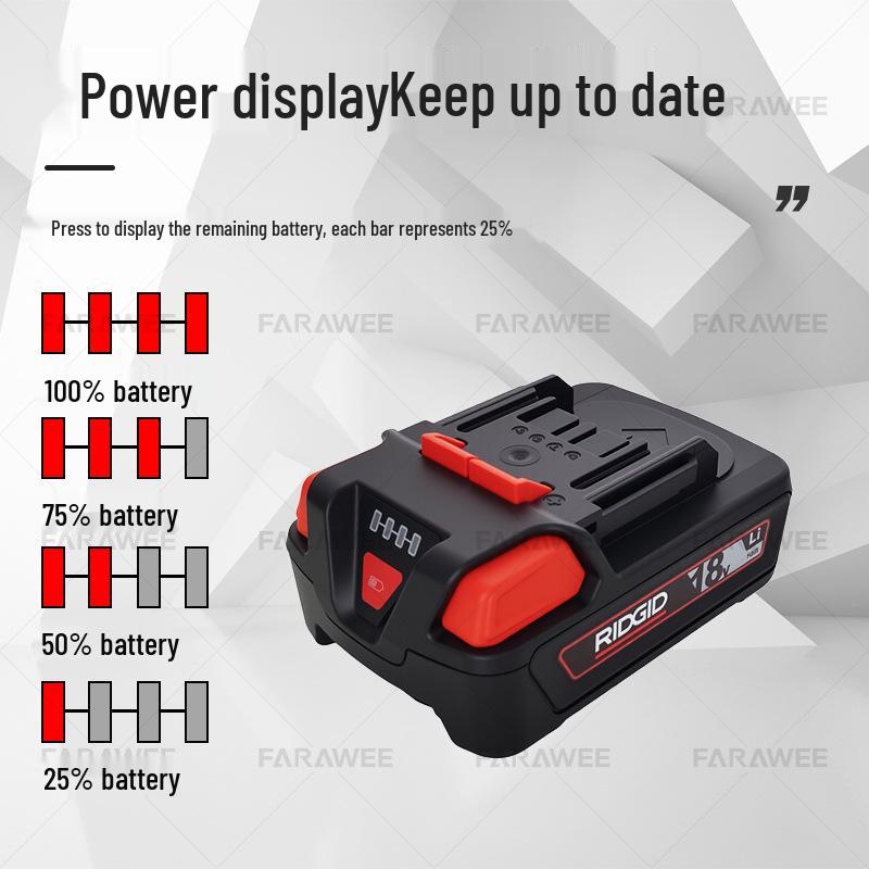 18V Universal Electric Hydraulic Crimper with Lithium Battery & Charger