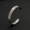 Vintage Viking Rune Bracelest for Men Women 316L Stainless Steel Simple Open Bracelet Amulet Jewelry Gift Dropshipping