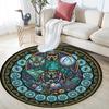 Underwater Treasures Window Round Area Rug Under Office Chairs Bedroom Living Room Home Decor