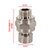 Shower Connector Ball Joint Adjustable G1/2\" Thread