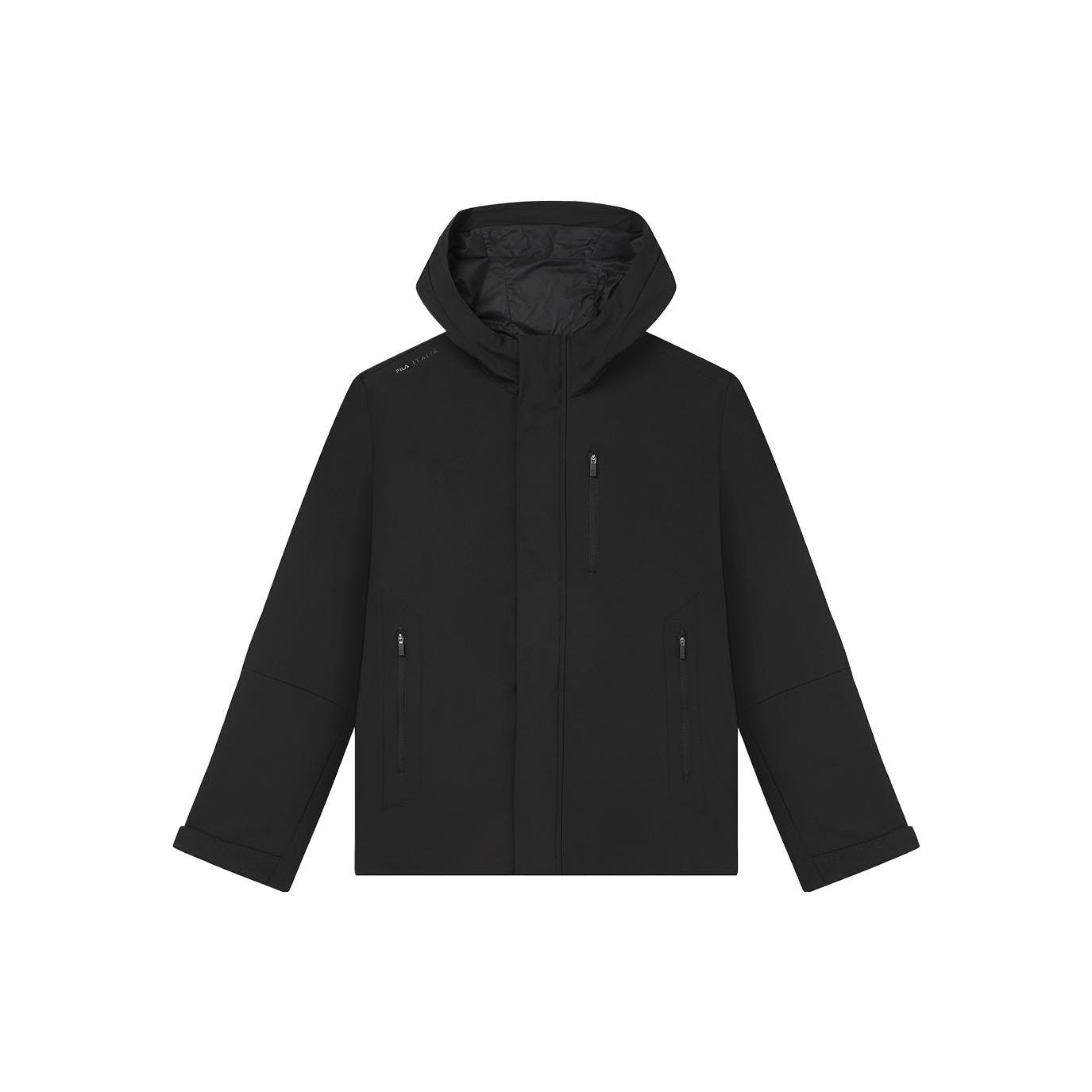 FILA Куртки Мужские Глубокий Черный С Капюшоном Средняя Другое F11M342702F-BK L