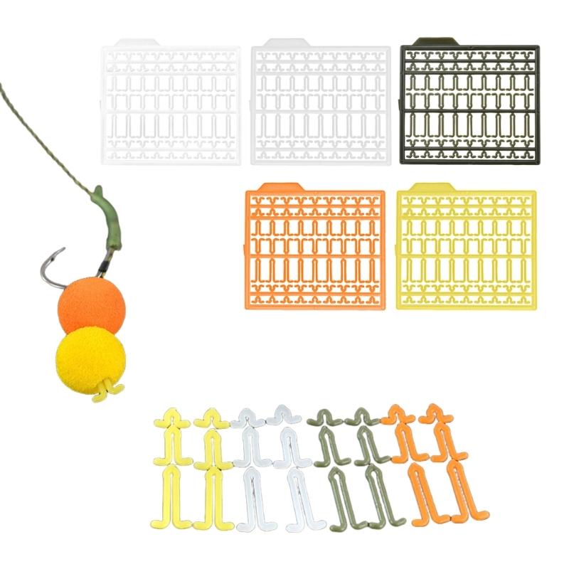 5pcs/Pack Hair Rig Extender Boilie Baits Stops Plastic Boilie Stops Fishing Tackle Accessories V Shape Baits Stopper