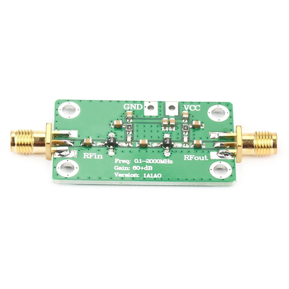 0.1 2000MHz Wzmocnienie 60dB Szerokopasmowy Wzmacniacz RF LNA 0.1 2GHz