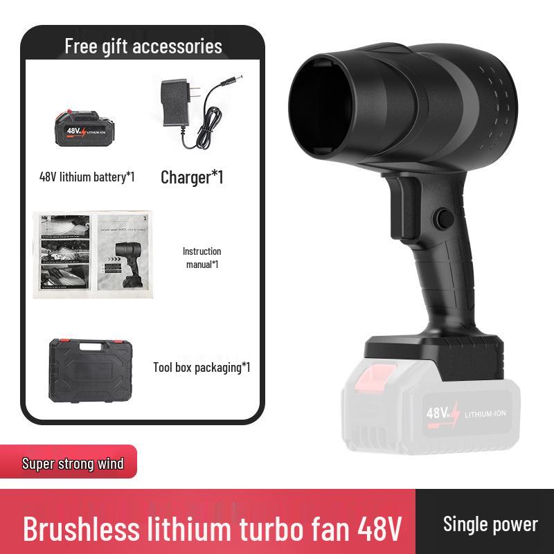 High-Power Lithium Battery Brushless Turbo Hair Dryer & Outdoor Blower